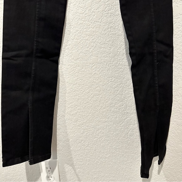 New Zara Strapless Black Denim TRF Stretchy Jumpsuit Small Medium 8197/249 - Picture 13 of 13